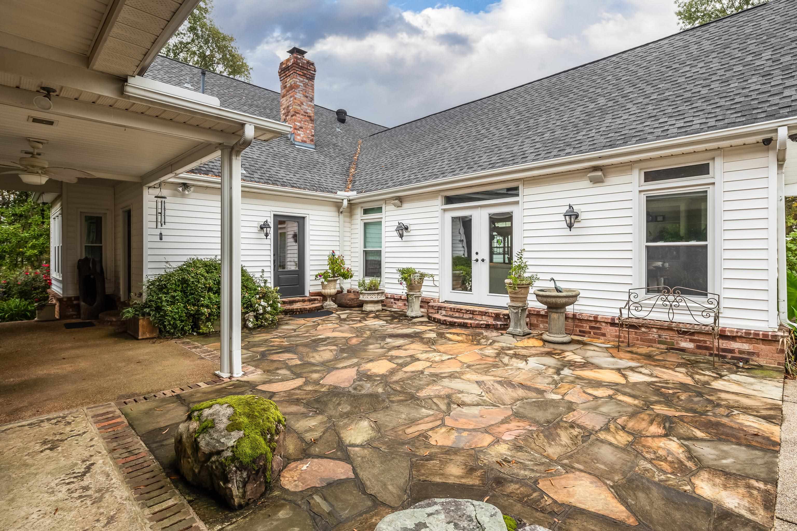 View of patio / terrace featuring french doors