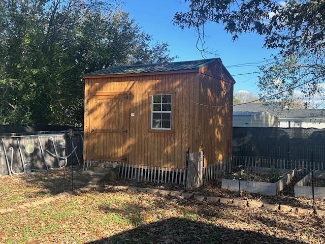 View of outdoor structure