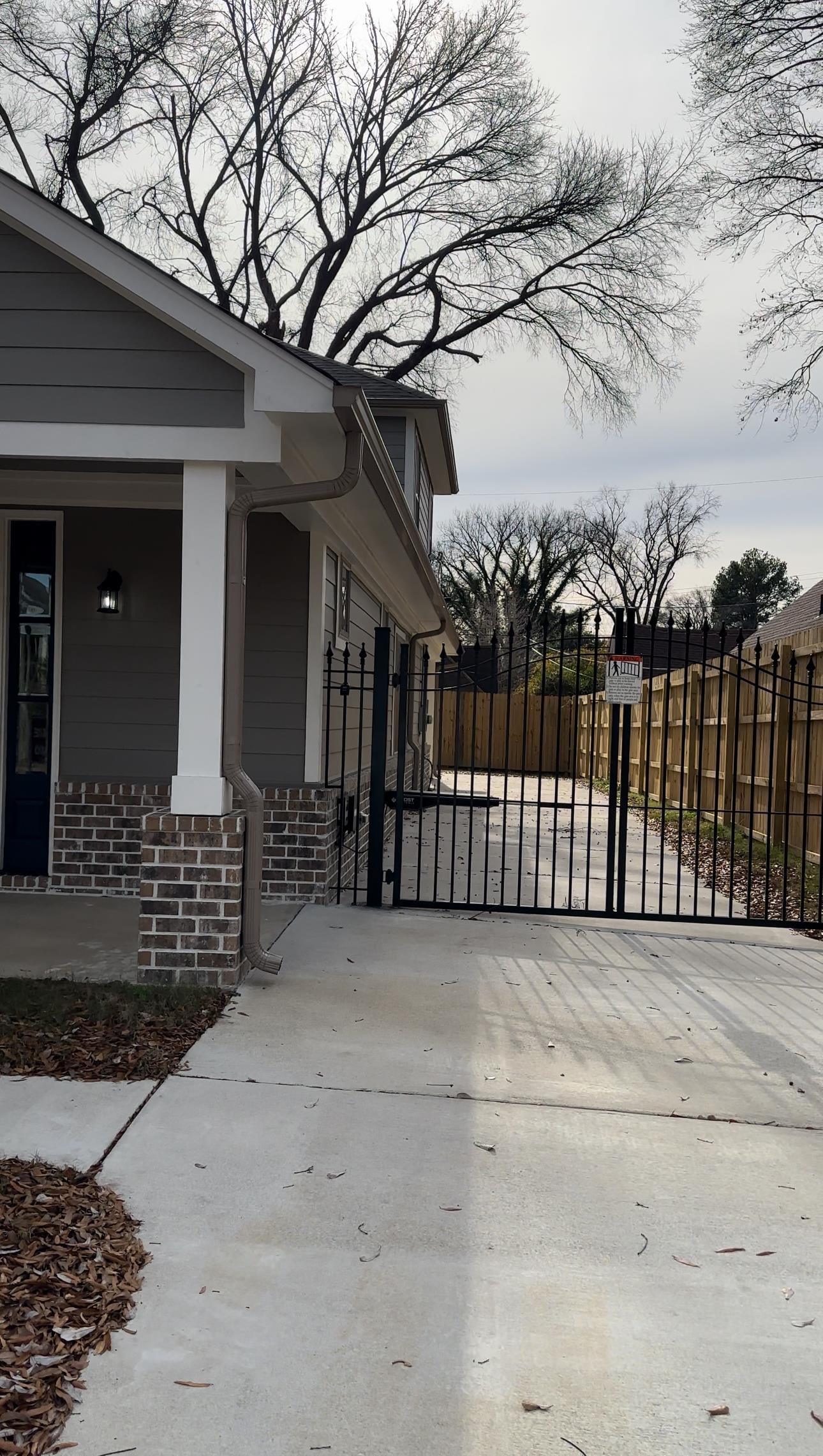 View of gate