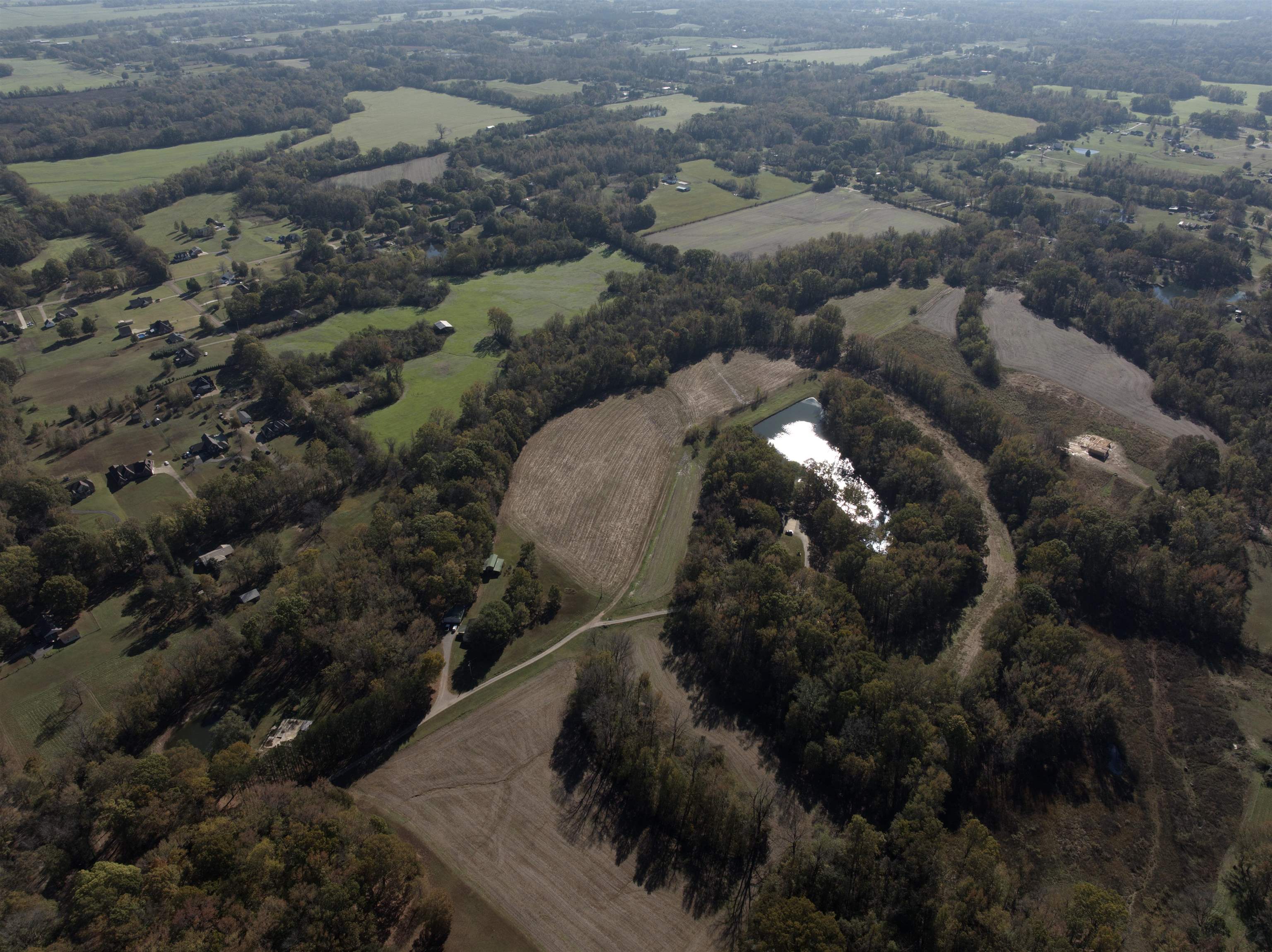 Drone / aerial view with a rural view