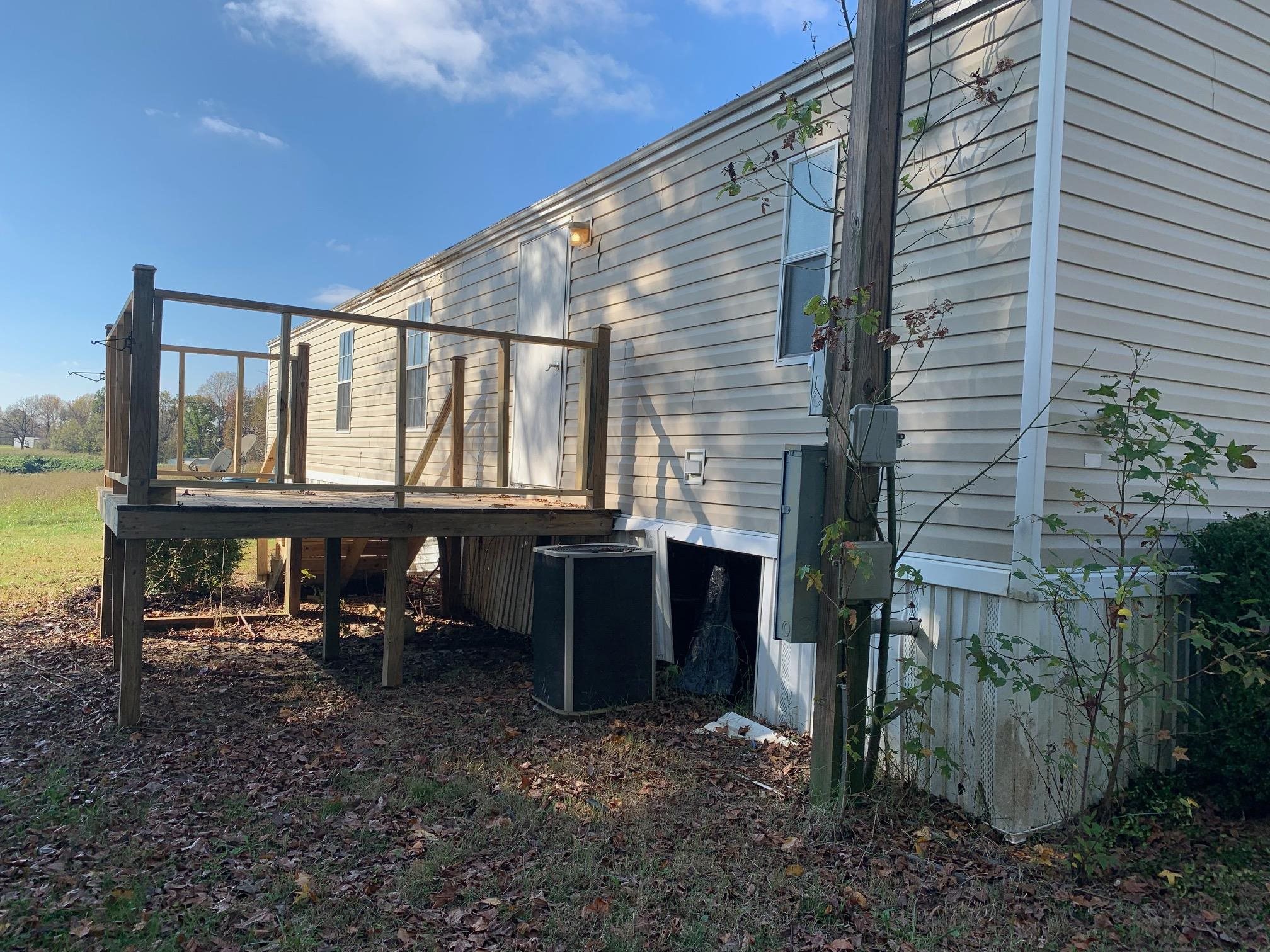 View of rear view of property