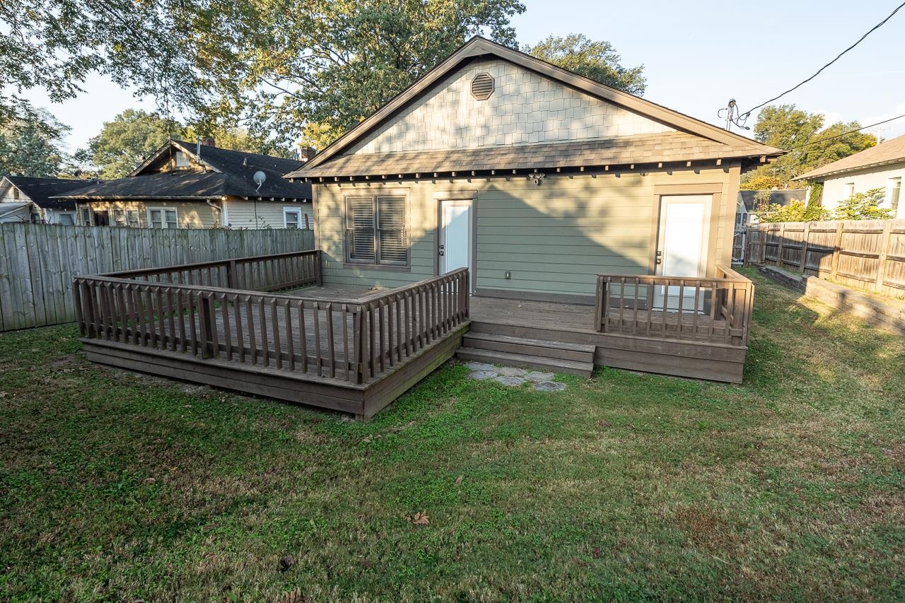 Private Deck off Primary Bedroom and Walk-Thru Laundry Room