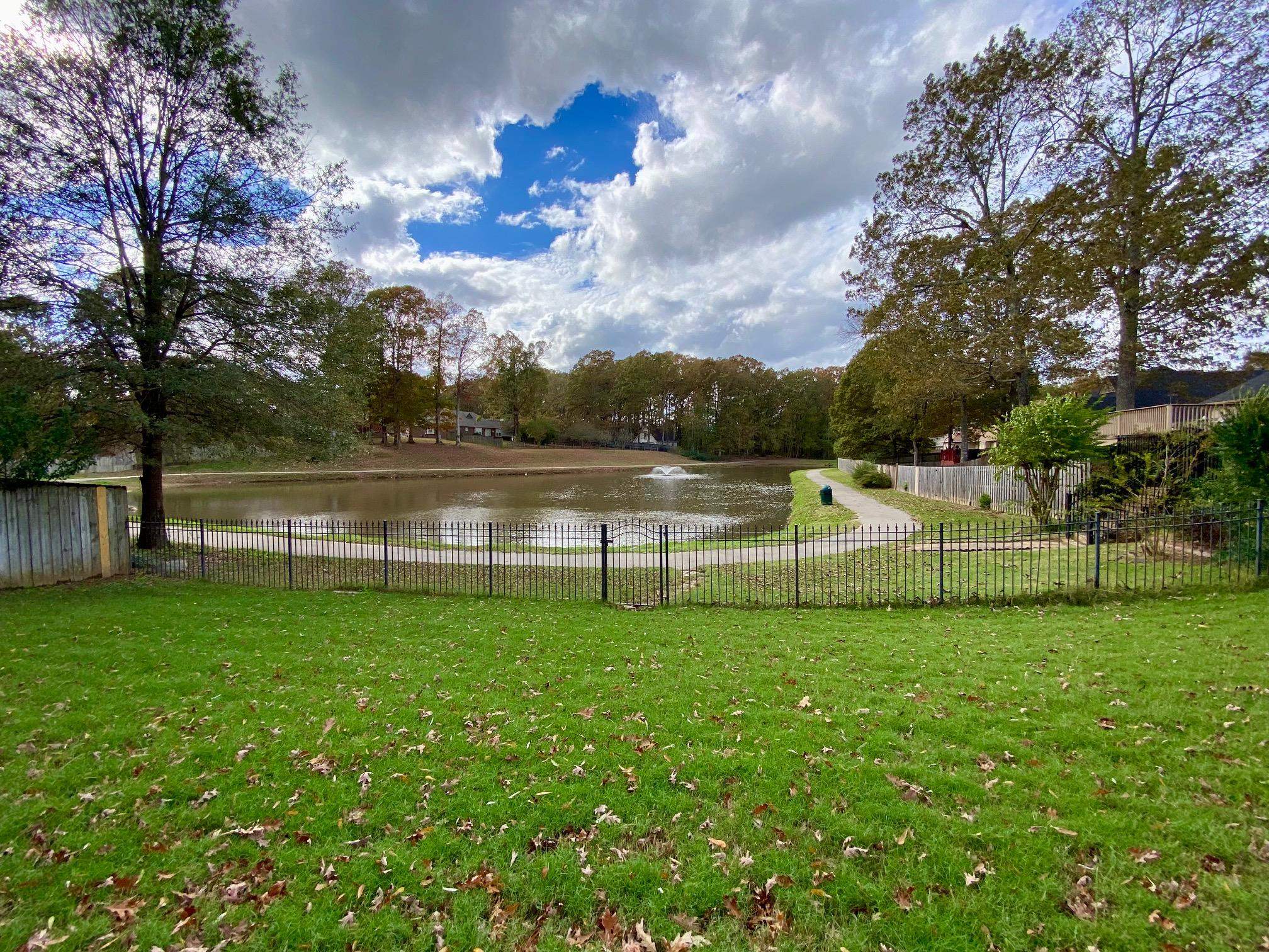 View of yard featuring a water view