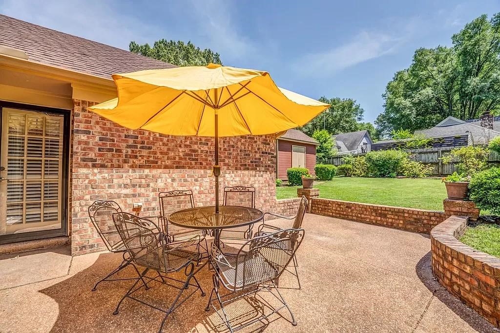 View of patio