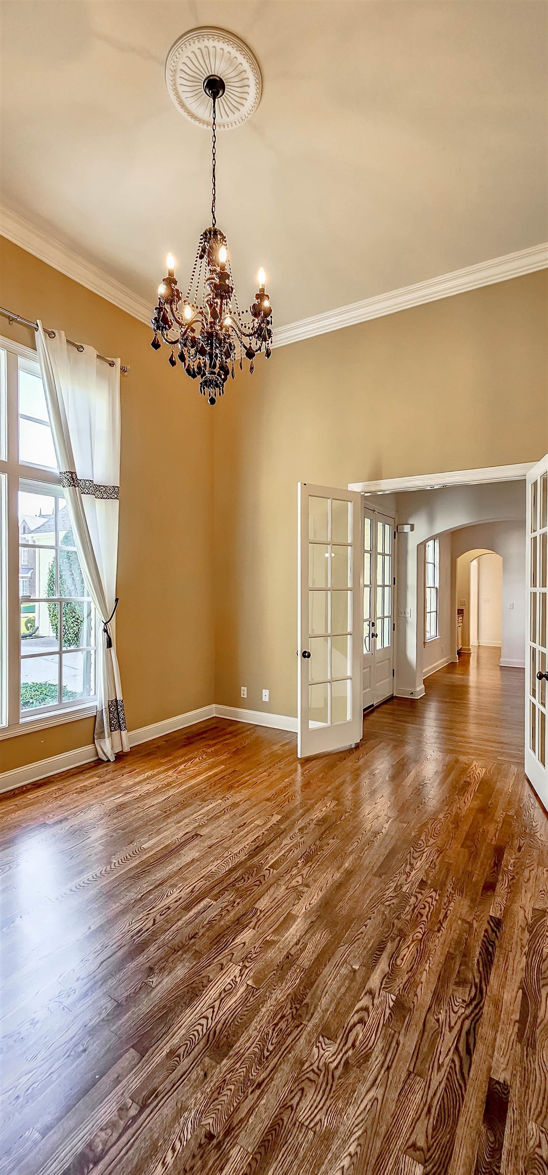 French doors to Foyer