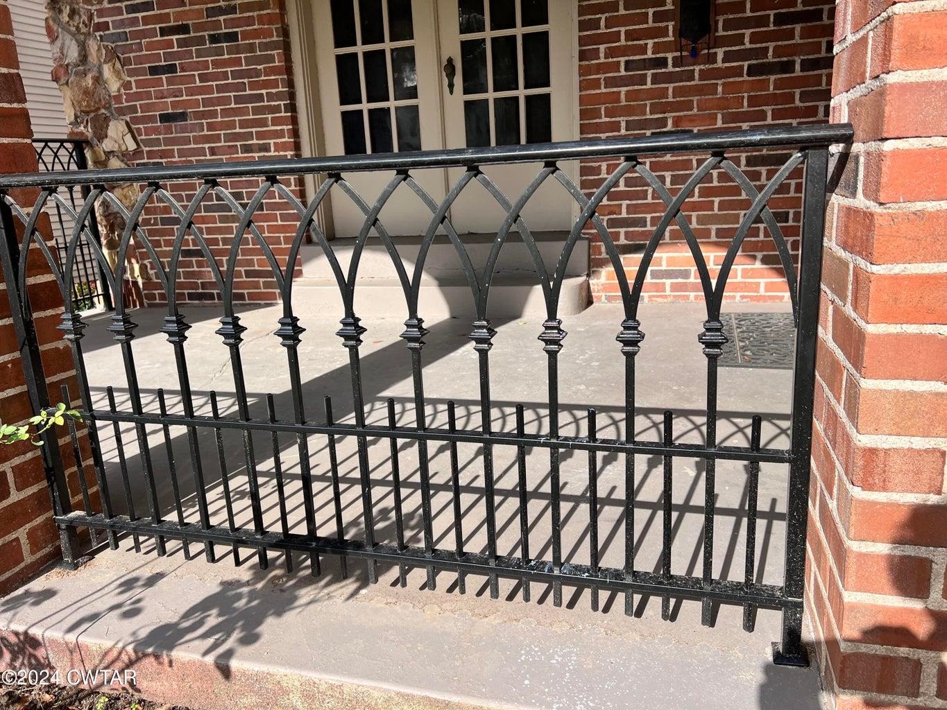 View of gate with french doors