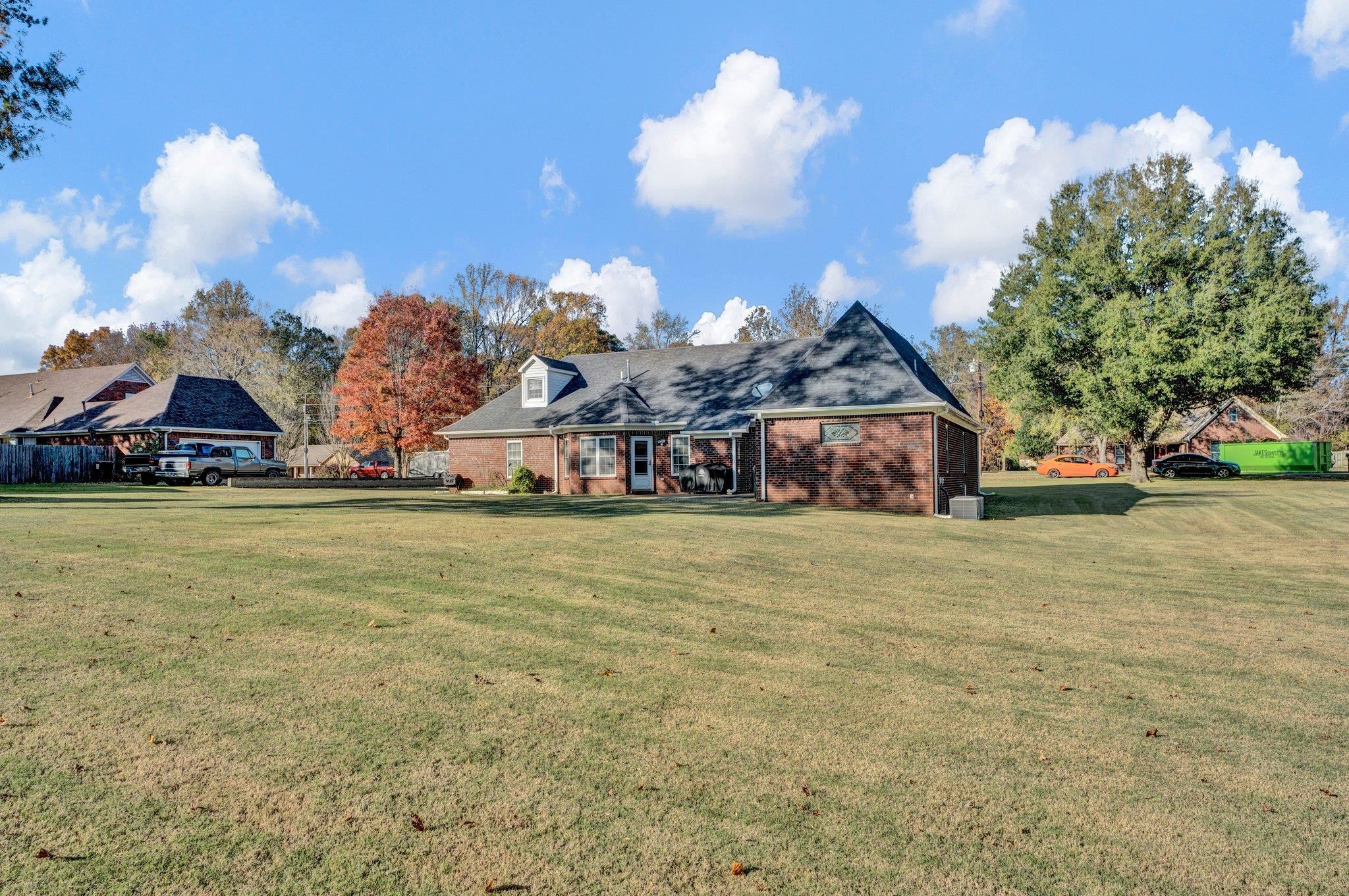 View of back of home