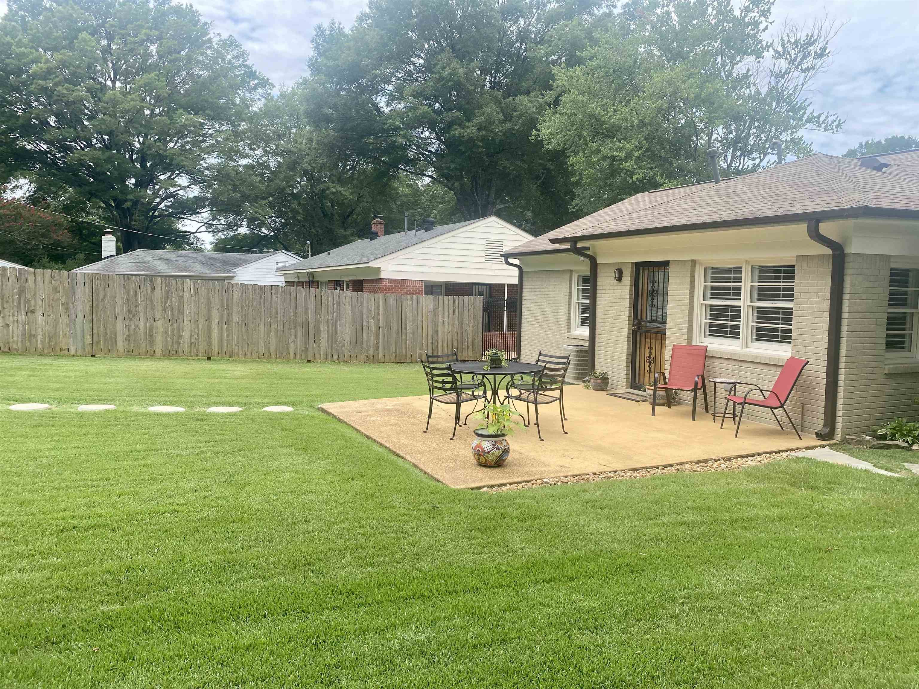View of yard featuring a patio