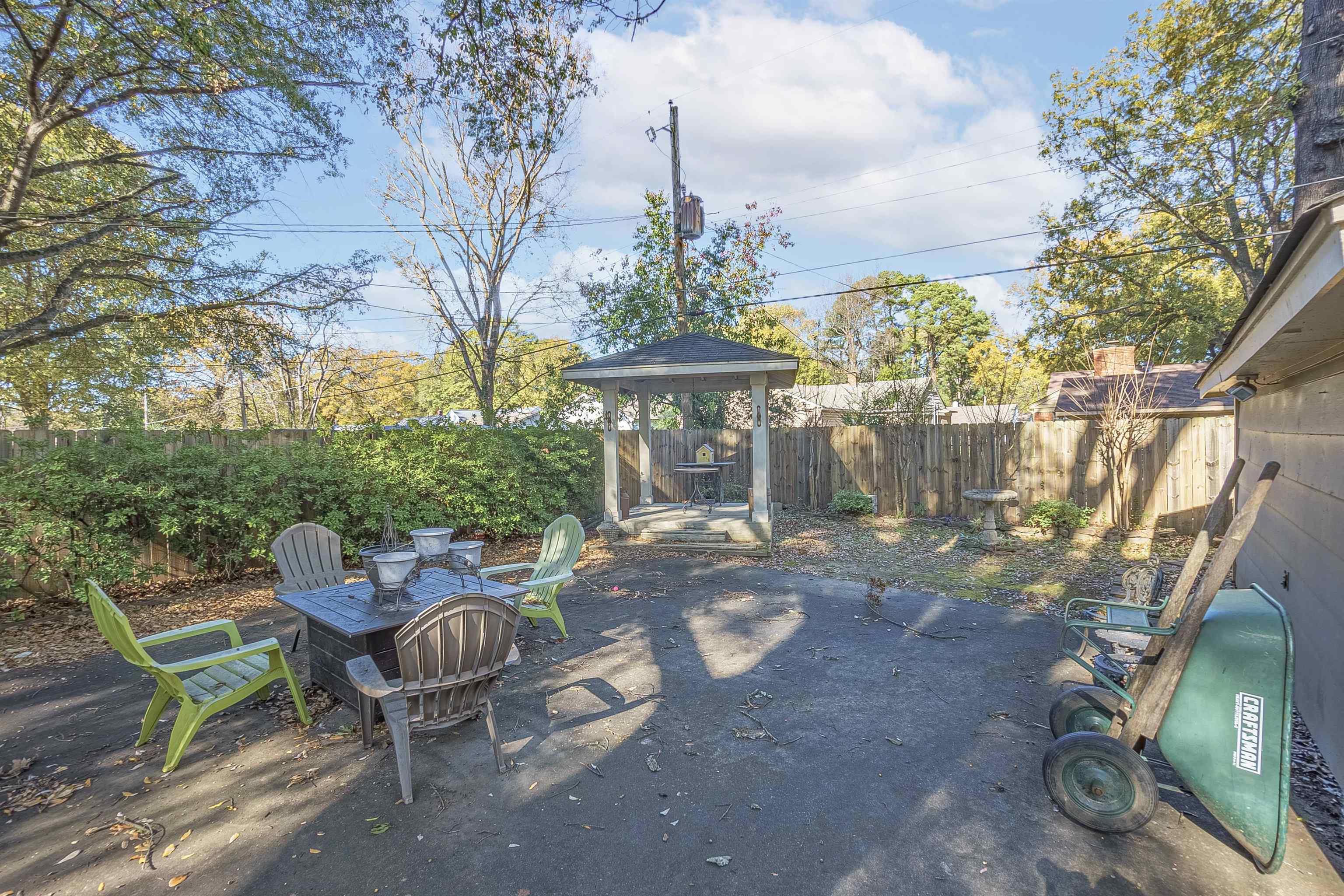 View of patio / terrace with a gazebo