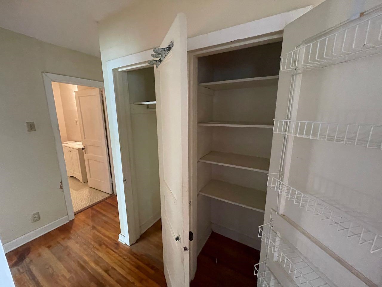 View of closet