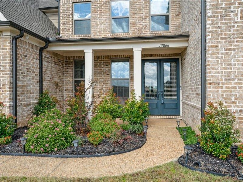 Doorway to property with french doors