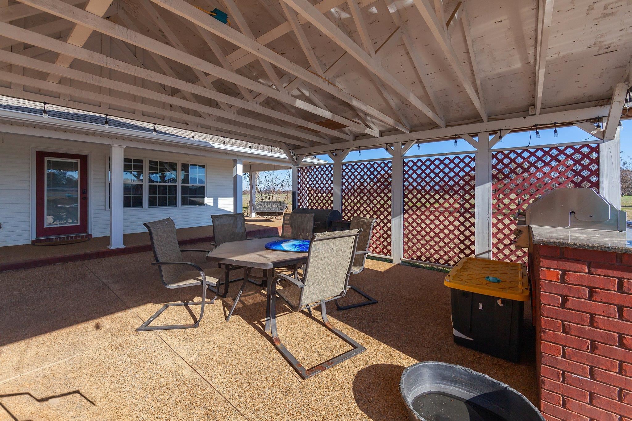 View of patio