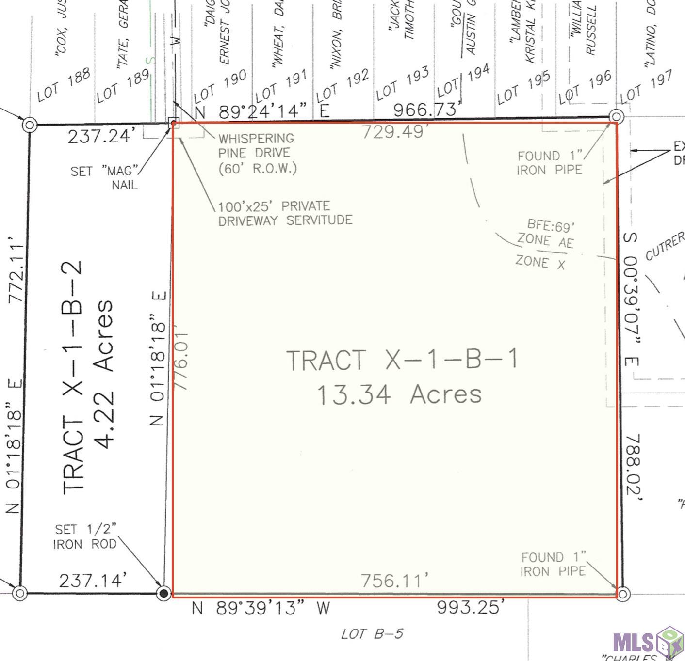 NEW parcel of approximately 13.34 acres located in the back of Indian Mound Subdivision.  Pending drawings and approval for subdividing.