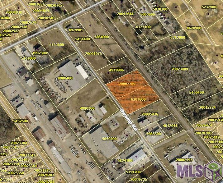 Rare opportunity for industrial development in the Old Perkins – Swamp Rd area. Over 400' Frontage on Swamp Road, currently placed in neighborhood business overlay zone, which allows for light industrial uses as per section 17-2035 of attached Ascension Parish UDC. Ideal for storage facilities, office warehouses, etc. Option to purchase lot 14 individually. Lot 14 is encumbered by cellphone tower easement. 400+ ft frontage 380+/- ft depth Flood Zone X Industrial Zoning Lightly Wooded