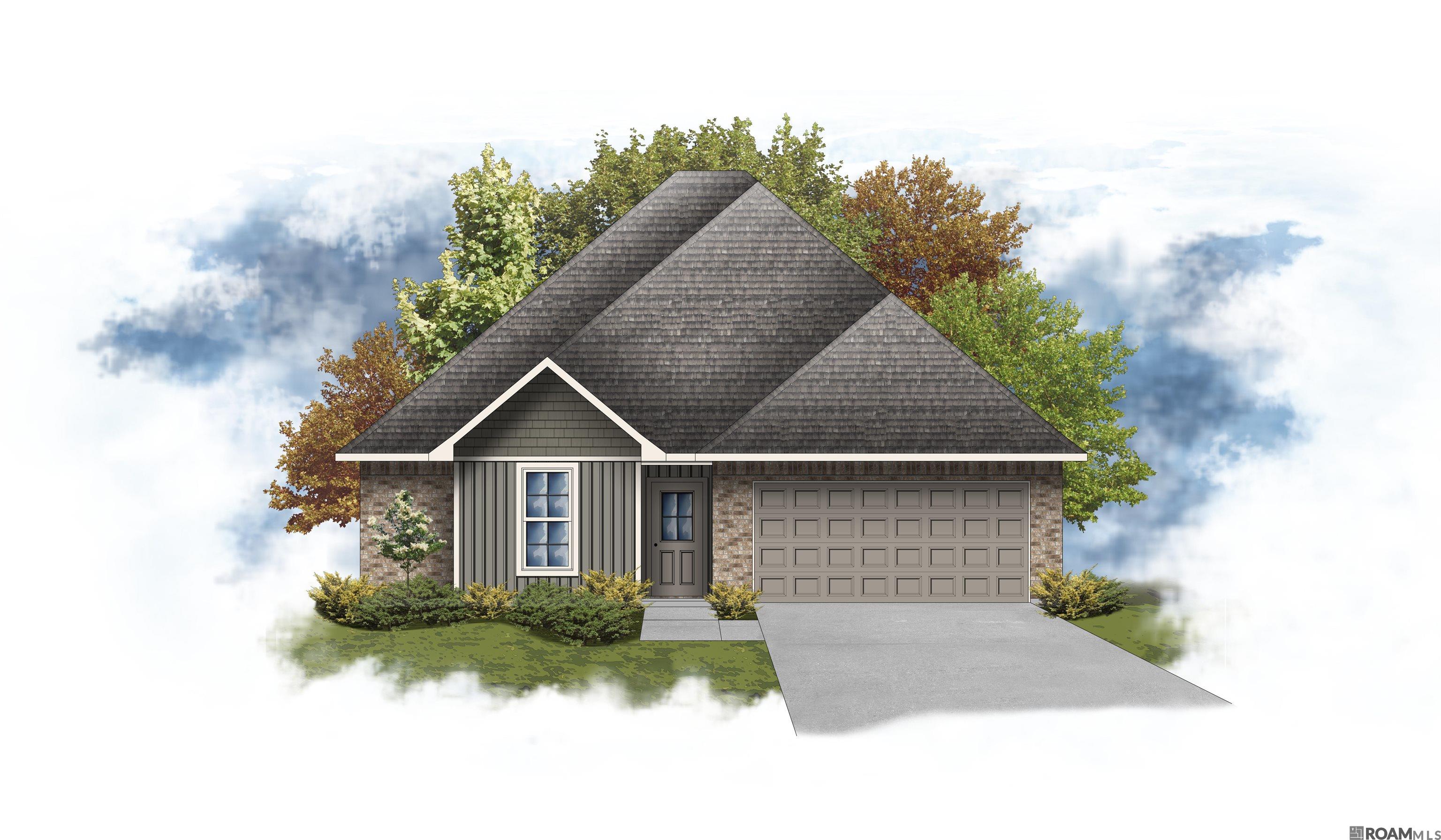Awesome builder rate and a FREE refrigerator (restrictions apply)!    The BELHAVEN IV G in Cypress Garden community offers a 3 bedroom, 2 full bathroom, open and split design.  Upgrades for this home include luxury vinyl plank flooring in the primary bedroom, a gas appliance package, undermount cabinet lighting, and more!  Features:  double vanity, linen closet, and a walk-in closet in the primary suite, walk-in closets in bedrooms 2 and 3, covered rear patio, recessed can lighting, undermount sinks, cabinet hardware throughout, ceiling fans in the living room and primary bedroom are standard, smart connect wi-fi thermostat, smoke and carbon monoxide detectors, post tension slab, automatic garage door with 2 remotes, landscaping, architectural 30-year shingles, flood lights, and more!   Energy Efficient Features:  a tankless gas water heater, a kitchen appliance package, low E tilt-in windows, and more!