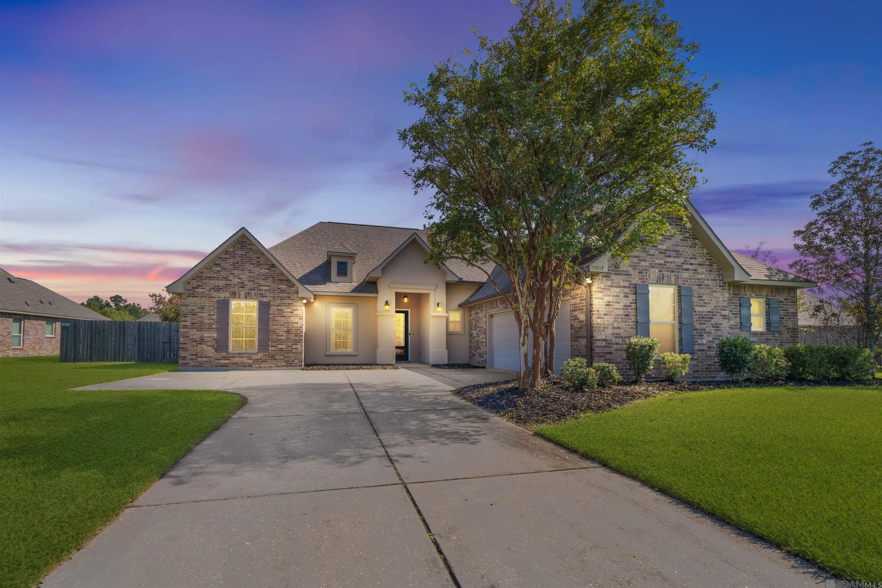 This fantastic family home just got a BRAND NEW ROOF and is ready for its new owners! Come check out this meticulously maintained 3 bedroom, 2 bathroom home, located on a large lot, in the heart of Denham Springs. The kitchen features a modern backsplash, granite, gas stove, stainless steel appliances, large pantry, and a formal dining area. The bedrooms are spacious, and there is a bonus room that would make the perfect office or hobby area! This home also features a garage and fully fenced in backyard. Qualifies for 100% Rural Development Financing. BRING ALL OFFERS!