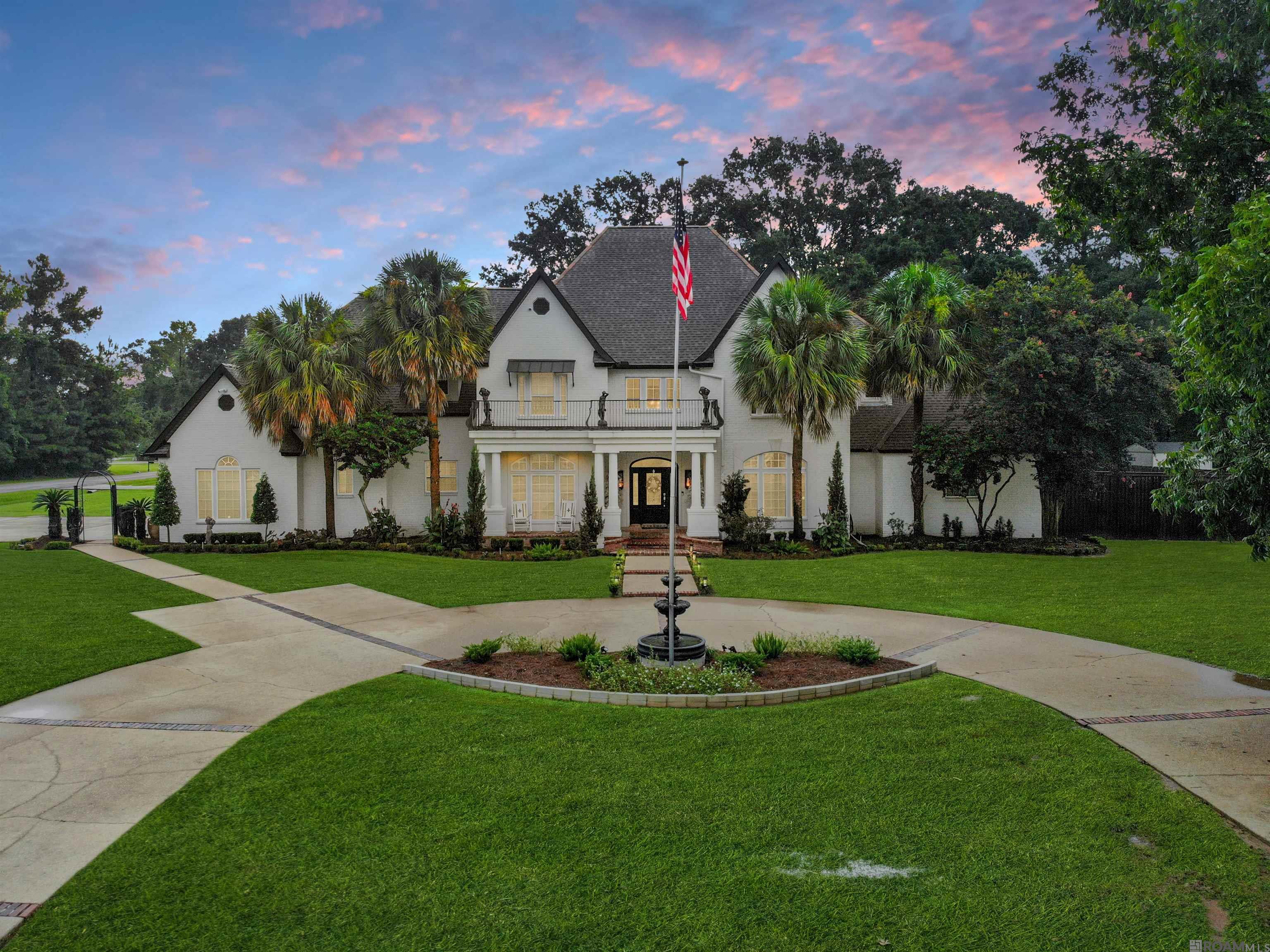 This is not just a home, it’s an experience. Welcome to this breathtaking 5,464 sq ft estate in highly desirable Plantation Estates. This stunning property features 5 bedrooms, 5 bathrooms, a workout room, and a private home theater, offering comfort, style, and space for every lifestyle. A fully equipped guest house/mother-in-law suite provides privacy and convenience for extended family or guests. The outdoor space is a true showpiece with a detached enclosed boat port and a one-of-a-kind pool highlighted by the largest custom fountain available, creating a dramatic centerpiece that overflows into the water below. At night, the home transforms into a masterpiece with gorgeous custom lighting that makes the entire property glow. Inside, no detail was overlooked. This home has been completely redone and 100% upgraded with premium finishes throughout. Built with integrity and thoughtfulness, the structure showcases 2x6 construction, beautiful curved edges, and a smart, functional floor plan that blends elegance with everyday living. From its striking design to its thoughtful layout and luxurious features, this home is truly unlike anything you’ve ever seen. An entertainer’s dream and a timeless work of craftsmanship, it captures attention in every way—inside and out. Don’t miss the opportunity to make this extraordinary estate your own.